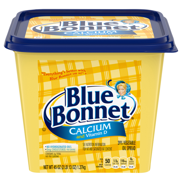 Blue Bonnet Calcium Plus Vitamin D Vegetable Oil Spread