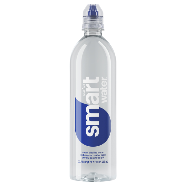 smartwater Vapor Distilled Water with Sports Cap