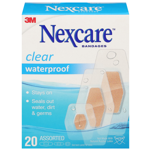 Nexcare Waterproof Assorted Bandages