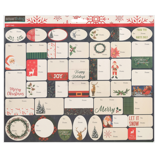 Smart Living Holiday Assorted Gift Tags