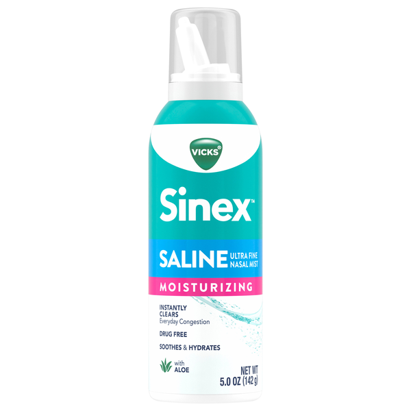 Vicks Sinex Moisturizing Ultra Fine Saline Nasal Mist