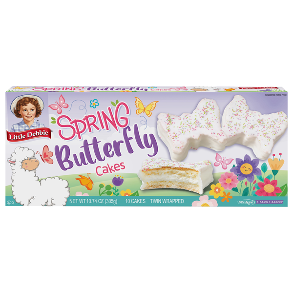 Little Debbie Butterfly Snack Cakes - 10 ct