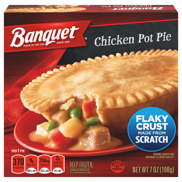 Banquet Chicken Pot Pie Frozen Meal