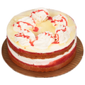 Stop & Shop Bakery Strawberry Cream Cake 7 Inch