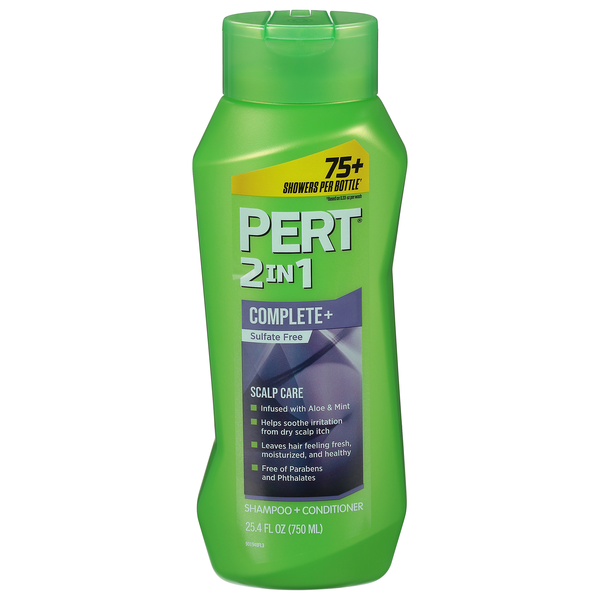 Pert 2in1 Shampoo & Conditioner Plus Scalp Relief with Aloe & Mint