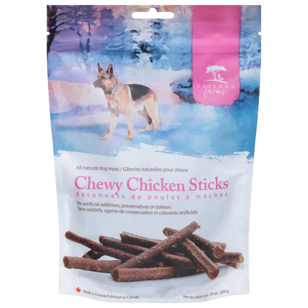Caledon Farms Natural Chewy Chicken Sticks Dog Treats