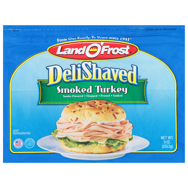 Land O'Frost DeliShaved Smoked Turkey Sliced