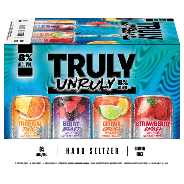 TRULY Unruly Hard Seltzer Variety Pack - 12 pk