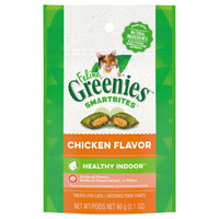 Feline GREENIES SMARTBITES Healthy Indoor Chicken Flavor Cat Treats