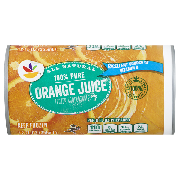 Our Brand 100% Pure Orange Juice Frozen Concentrate