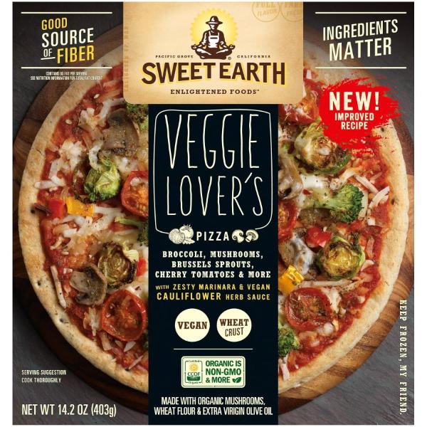 Save on Sweet Earth Veggie Lover's Pizza w/Marinara & Vegan Cauliflower