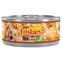 Friskies Extra Gravy Pate Chicken in Gravy Adult Wet Cat Food