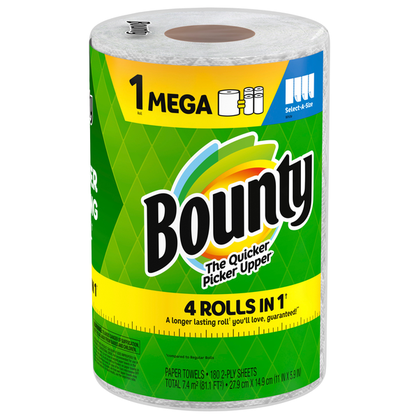 Save on Bounty SelectASize Mega 2Ply Paper Towels Order Online