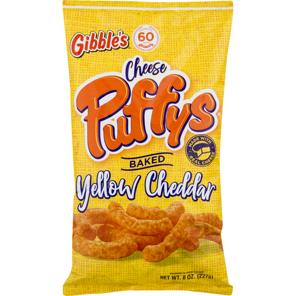 Gibble's Cheese Puffys Yellow Cheddar