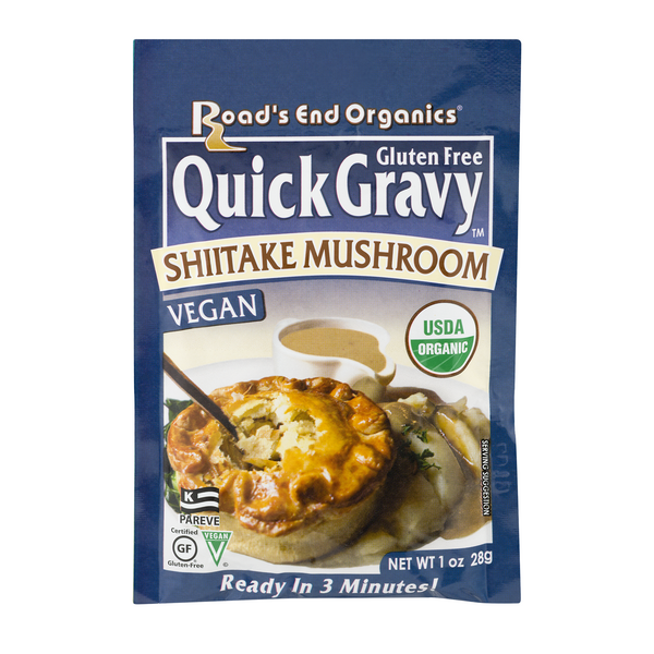 Save on Road's End Organics Gravy Mix Packet Shiitake Mushroom Gluten