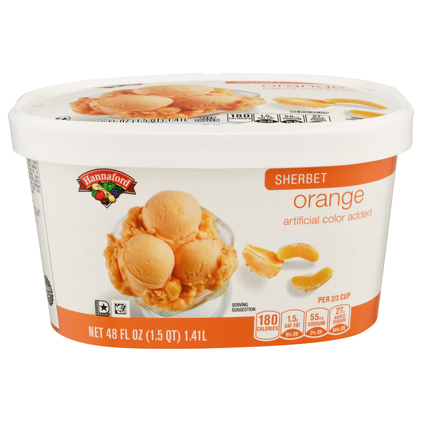 Hannaford Orange Sherbet