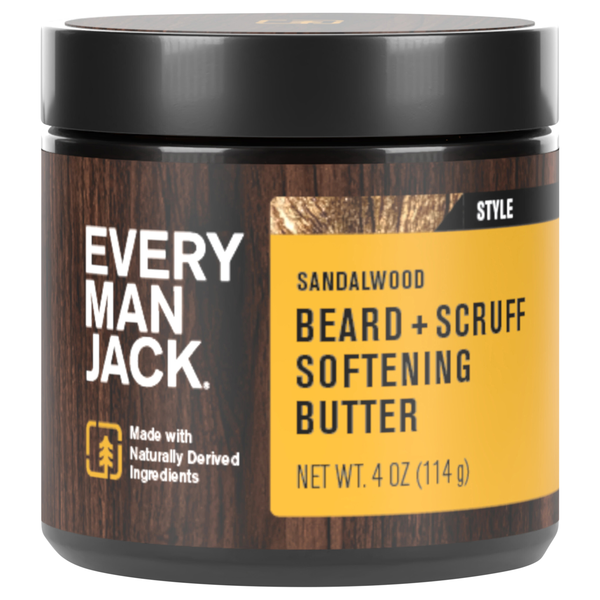 Every Man Jack Sandalwood Beard Butter with Cocoa Butter