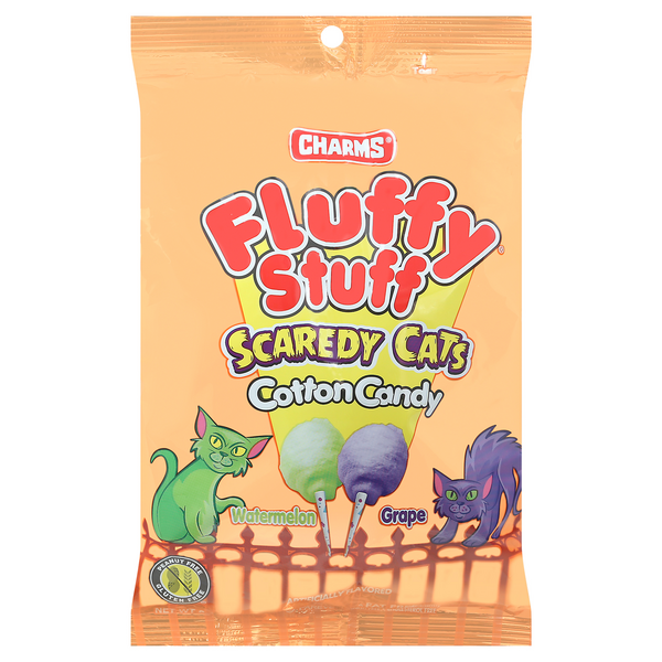 Save on Charms Fluffy Stuff Scaredy Cats Cotton Candy Watermelon/Grape