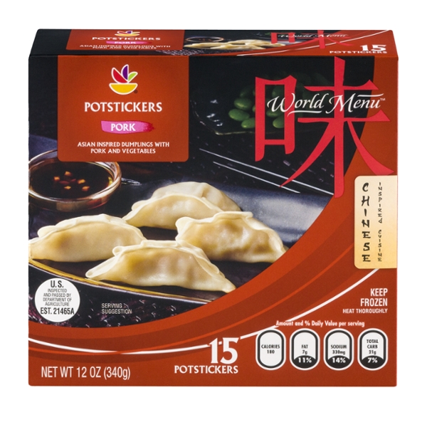 Save on GIANT World Menu Potstickers Pork 15 ct Frozen Order Online