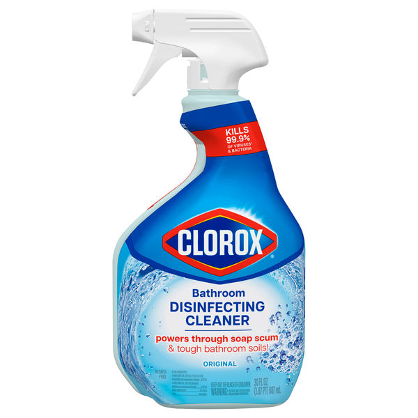 Clorox Bleach Free Original Disinfecting Bathroom Cleaner Trigger Spray