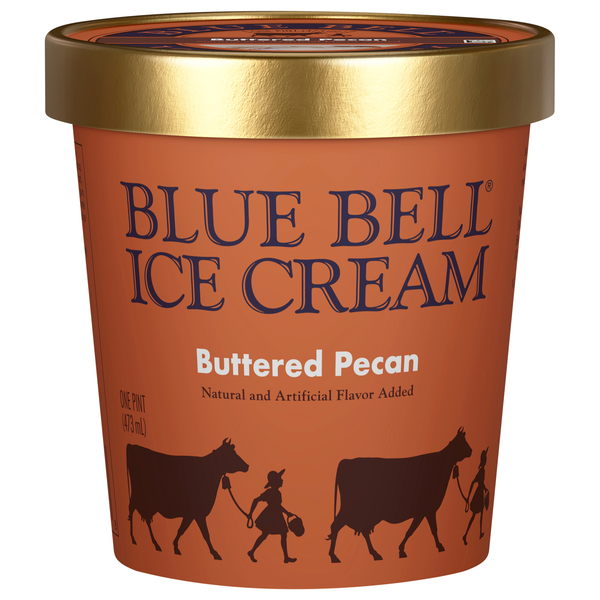 Blue Bell Buttered Pecan Ice Cream