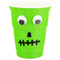Smart Living Halloween Green Googly Eye Cup