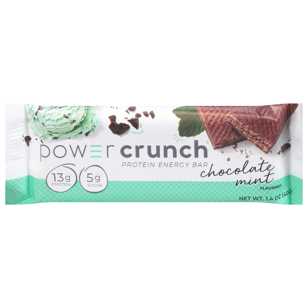 Power Crunch Chocolate Mint 13g Protein Energy Bar