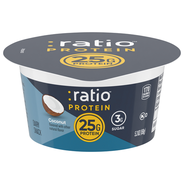 ratio PROTEIN 25g Coconut Dairy Yogurt Snack Cup