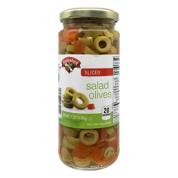 Hannaford Sliced Salad Olives