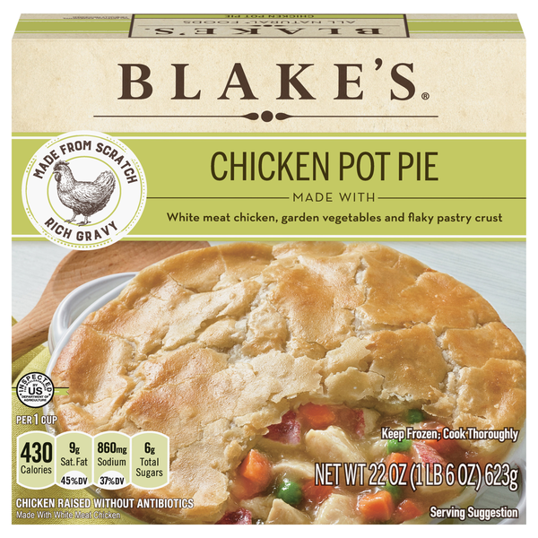 Blake's All Natural Chicken Pot Pie Frozen Meal