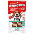 Chomp'ems Premium Beefhide Spiral Dog Chews 6-7 inch - 2 ct
