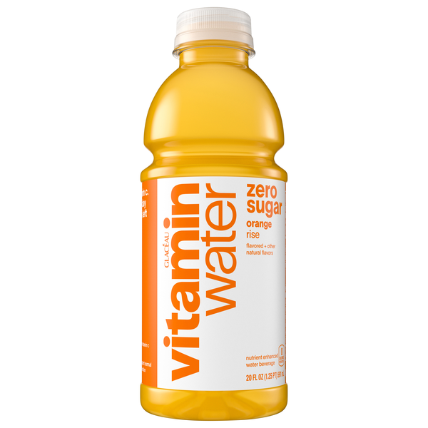 vitaminwater Zero Sugar Rise Orange Enhanced Water Beverage