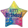 Happy Birthday For Girl 18 Inch Helium-Filled Foil Balloon (Design Varies)