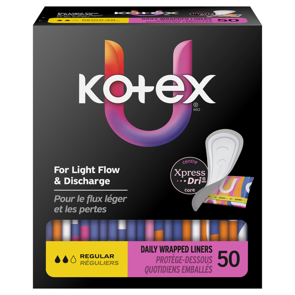 Kotex Xpress Dri Regular Daily Liners