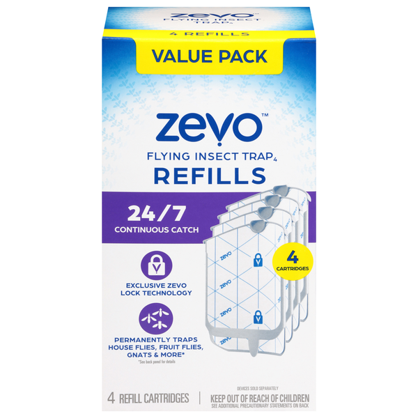 Zevo Flying Insect Trap Refills Value Pack