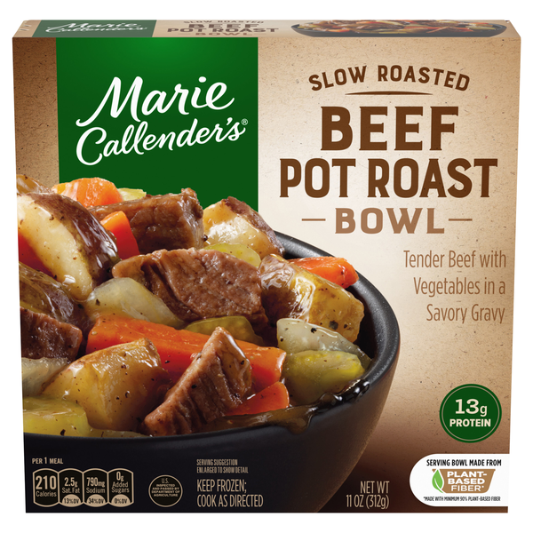 Marie Callender's Slow Roasted Beef Pot Roast Bowl Frozen Meal