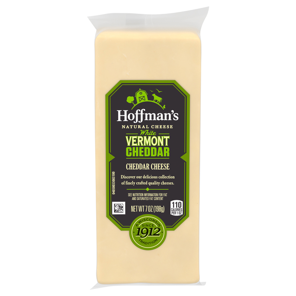 Hoffman's Natural Vermont White Cheddar Cheese Block