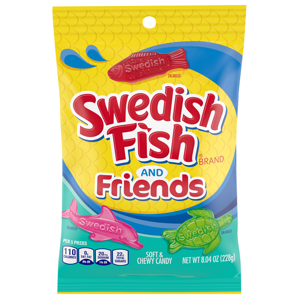 Swedish Fish & Friends Soft & Chewy Candy