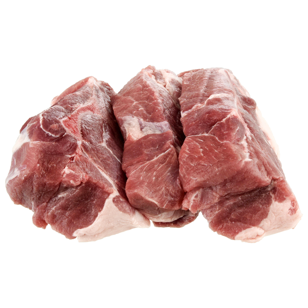 Hannaford All Natural Shoulder Cut Pork Ribs Family Pack