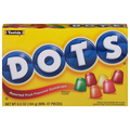 Dots Assorted Fruit Flavored Gumdrops Candy Movie Theater Box