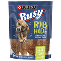 Purina Busy Rib Hide Beefhide Chew Small/Medium Dog Treats - 6 ct