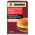 Jimmy Dean Protein Breakfast Burger Brioche Sandwiches - 2 ct Frozen