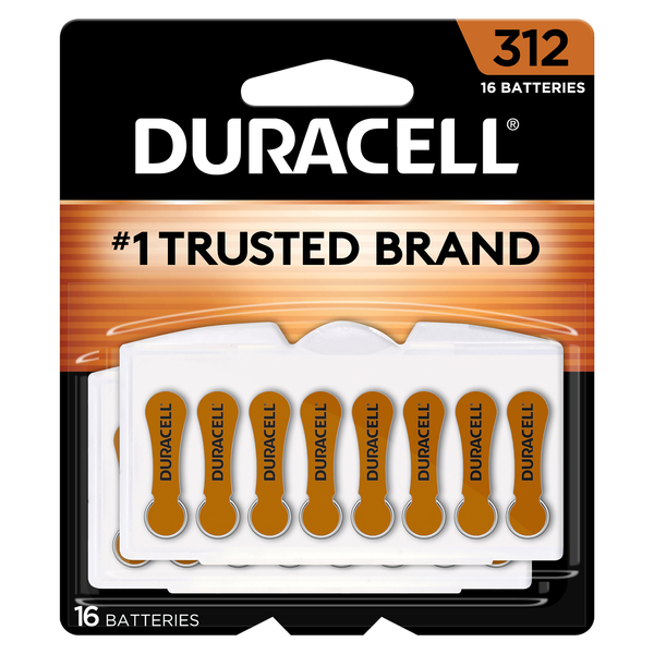 Duracell Hearing Aid Batteries Size 312