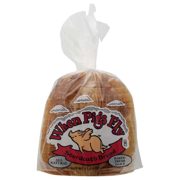 When Pigs Fly Natural Sourdough Sliced Bread Loaf