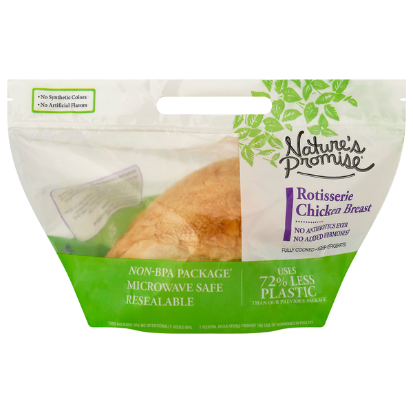 Nature's Promise Rotisserie Chicken Breast (Hot Avail. 12pm - 8pm)