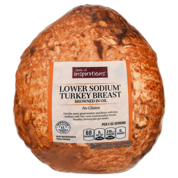 Taste of Inspirations Deli Lower Sodium Turkey Breast (Thin Sliced)
