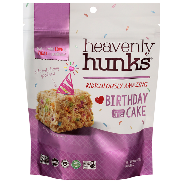 Heavenly Hunks Gluten Free Vegan Birthday Cake Cookie Bites