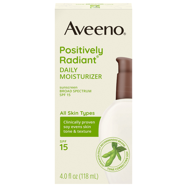 Aveeno Positively Radiant Daily Moisturizer SPF 15
