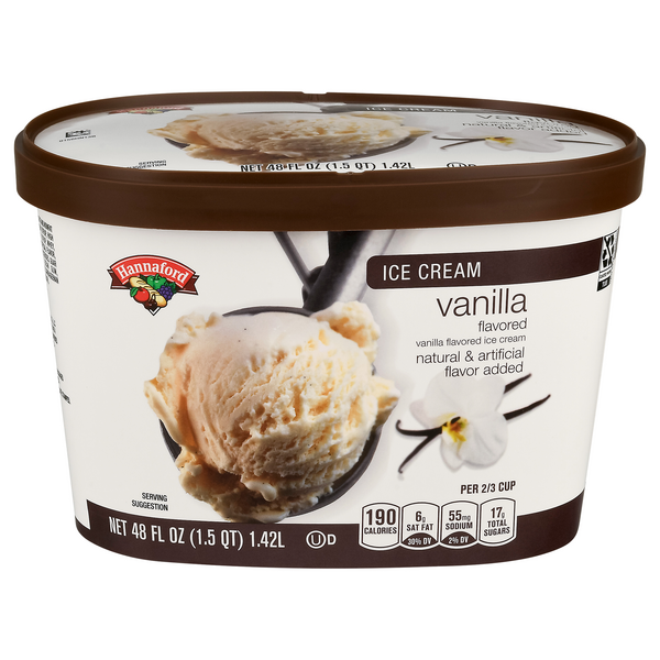 Hannaford Vanilla Ice Cream