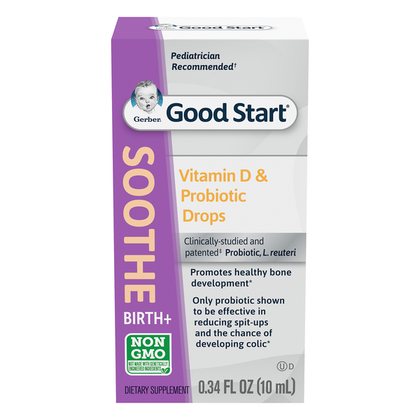 gerber vitamin d drops with probiotics